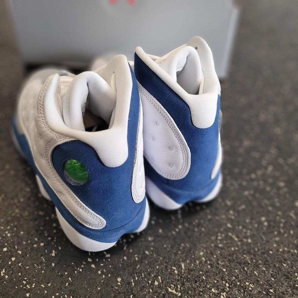 Nike Air Jordan 13 French Blue White GS (DJ3003-164) Youth Size 6.5Y - Picture 4 of 8